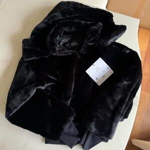 NWT ALO FAUX FUR FOXY JACKET